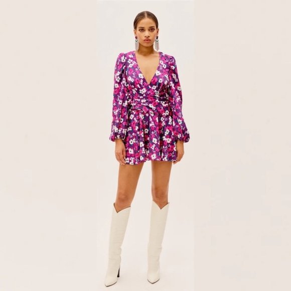 For Love & Lemons Hallie Mini Dress - Picture 1 of 5